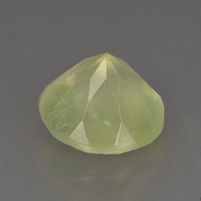 Prehnite naturale verde da 1,94 ct, trasparente, trasparente/traslucido