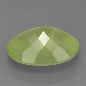 Prehnite naturale verde da 8,52 ct, trasparente, trasparente/traslucido