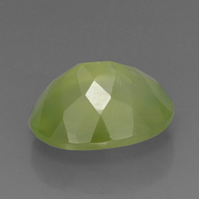 Prehnite naturale verde da 10,75 ct, trasparente, trasparente/traslucido