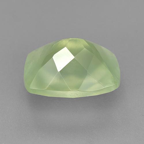 Prehnite Verde naturale da 5.37 ct, Taglio a cuscino, Traslucido
