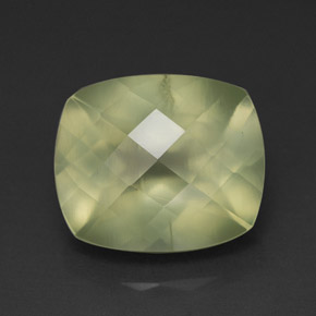 Prehnite naturale verde da 5,60 ct, trasparente, trasparente/traslucido