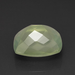 Prehnite naturale verde da 5,58 ct, trasparente, trasparente/traslucido