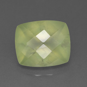 Prehnite naturale verde da 5,82 ct, trasparente, trasparente/traslucido