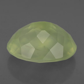 Prehnite naturale verde da 10,07 ct, trasparente, trasparente/traslucido