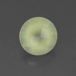 Prehnite naturale verde da 2,05 ct, trasparente, trasparente/traslucido