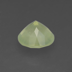 Prehnite naturale verde da 2,05 ct, trasparente, trasparente/traslucido