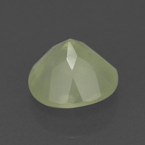 Prehnite naturale verde da 1,90 ct, trasparente, trasparente/traslucido