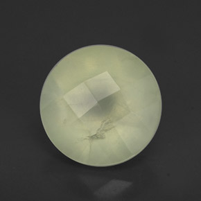 Prehnite naturale verde da 1,94 ct, trasparente, trasparente/traslucido