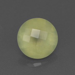 Prehnite naturale verde da 1,96 ct, trasparente, trasparente/traslucido