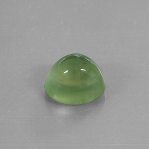 Prehnite naturale verde da 4,19 ct, trasparente, trasparente/traslucido