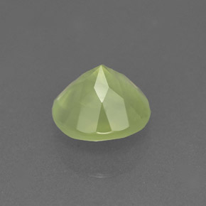 Prehnite naturale verde da 1,95 ct, trasparente, trasparente/traslucido
