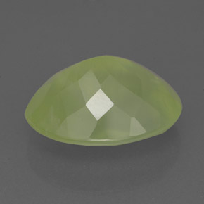 Prehnite naturale verde da 9,26 ct, trasparente, trasparente/traslucido