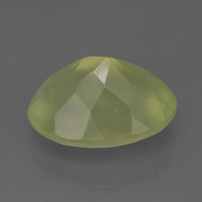 Prehnite naturale verde da 10,52 ct, trasparente, trasparente/traslucido