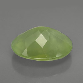 Prehnite naturale verde da 8,87 ct, trasparente, trasparente/traslucido