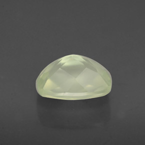 Prehnite naturale verde da 1,60 ct, trasparente, trasparente/traslucido