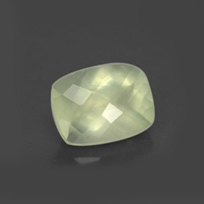 Prehnite Verde naturale da 1.45 ct, Trasparente, Trasparente/Traslucido