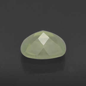 Prehnite naturale verde da 1,43 ct, trasparente, trasparente/traslucido