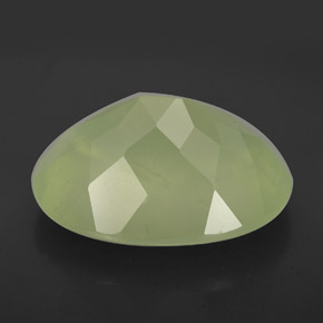 Prehnite naturale verde da 9,40 ct, trasparente, trasparente/traslucido