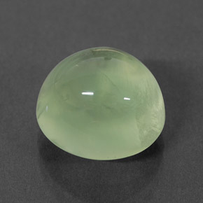 Prehnite naturale verde da 4,57 ct, trasparente, trasparente/traslucido