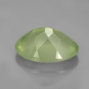 Prehnite Verde naturale da 5.72 ct, Trasparente, Trasparente/Traslucido