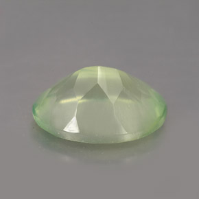 Prehnite naturale verde da 5,76 ct, trasparente, trasparente/traslucido