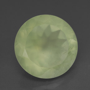 Prehnite Verde naturale da 9.22 ct, Trasparente, Trasparente/Traslucido