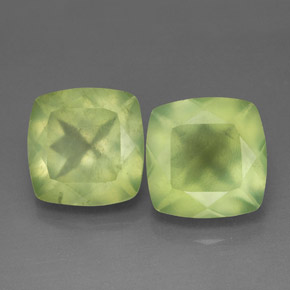 Prehnite naturale verde da  ct, trasparente, trasparente/traslucido