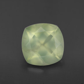 Prehnite naturale verde da 3,86 ct, trasparente, trasparente/traslucido