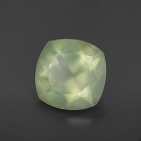 Prehnite naturale verde da 3,86 ct, trasparente, trasparente/traslucido