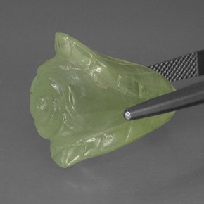 Prehnite naturale verde da 33,63 ct, trasparente, trasparente/traslucido