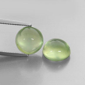 Prehnite naturale verde da  ct, trasparente, trasparente/traslucido