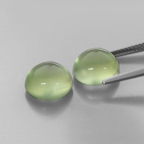 Prehnite naturale verde da  ct, trasparente, trasparente/traslucido