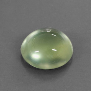 Prehnite naturale verde da 3,81 ct, trasparente, trasparente/traslucido