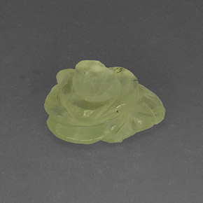 Prehnite naturale verde da 9,72 ct, trasparente, trasparente/traslucido