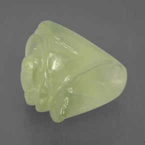 Prehnite naturale verde da 8,39 ct, trasparente, trasparente/traslucido