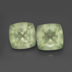 Prehnite naturale verde da  ct, trasparente, trasparente/traslucido
