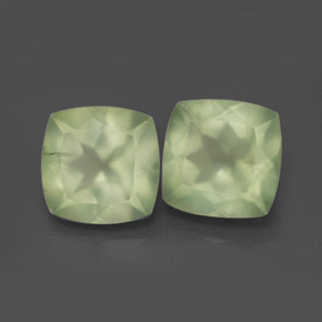 Prehnite naturale verde da  ct, trasparente, trasparente/traslucido