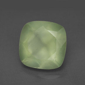 Prehnite naturale verde da 7,15 ct, trasparente, trasparente/traslucido