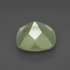 Prehnite naturale verde da 7,15 ct, trasparente, trasparente/traslucido