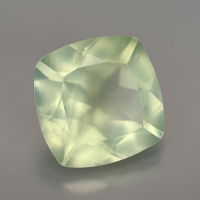 Prehnite Verde naturale da 3.96 ct, Trasparente, Trasparente/Traslucido