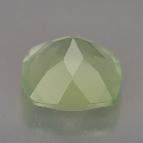 Prehnite Verde naturale da 3.96 ct, Trasparente, Trasparente/Traslucido