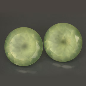 Prehnite naturale verde da  ct, trasparente, trasparente/traslucido