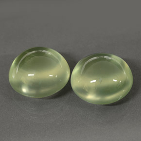 Prehnite naturale verde da  ct, trasparente, trasparente/traslucido