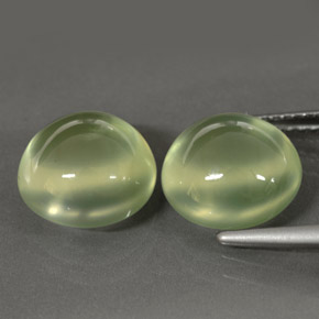 Prehnite naturale verde da  ct, trasparente, trasparente/traslucido
