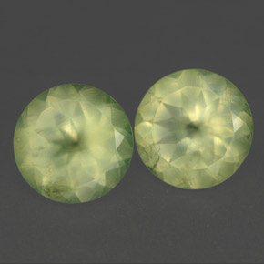Prehnite naturale verde da  ct, trasparente, trasparente/traslucido