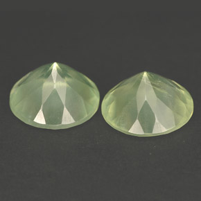 Prehnite naturale verde da  ct, trasparente, trasparente/traslucido