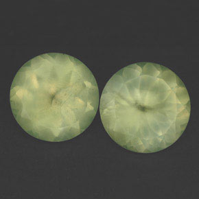 Prehnite naturale verde da  ct, trasparente, trasparente/traslucido