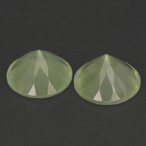 Prehnite naturale verde da  ct, trasparente, trasparente/traslucido