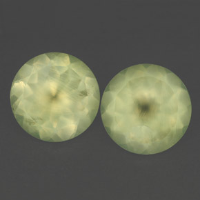 Prehnite naturale verde da  ct, trasparente, trasparente/traslucido