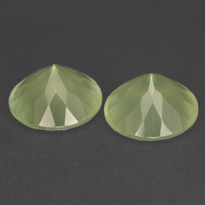 Prehnite naturale verde da  ct, trasparente, trasparente/traslucido